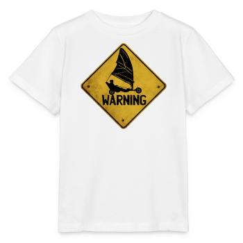 Beach Sailing Windracer Land Sailers Land Sailors - Stanley/Stella MINI CREATOR Kids’ T-Shirt - white - Front - Maike (125cm)