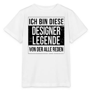 Illustrator Geburtstag geboren Legende Designer - Stanley/Stella Kinder T-Shirt MINI CREATOR  - Weiß - Vorne - Maike (125cm)