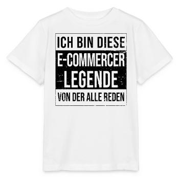 Online-Händler Geburtstag geboren Legende - Stanley/Stella Kinder T-Shirt MINI CREATOR  - Weiß - Vorne - Maike (125cm)