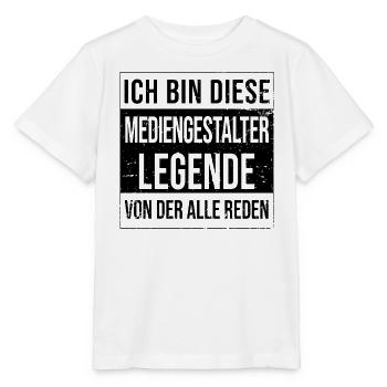Designer Geburtstag geboren Legende - Stanley/Stella Kinder T-Shirt MINI CREATOR  - Weiß - Vorne - Maike (125cm)