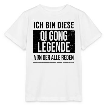 Qigong -gong Meditation geborene Legende - Stanley/Stella Kinder T-Shirt MINI CREATOR  - Weiß - Vorne - Maike (125cm)