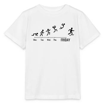 Skateboard Skater Ramp Skating Weekend - T-shirt bio MINI CREATOR Stanley/Stella Enfant - blanc - Devant - Maike (125cm)