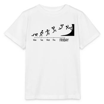 Skateboard Skater Ramp Skating Weekend - T-shirt bio MINI CREATOR Stanley/Stella Enfant - blanc - Devant - Maike (125cm)
