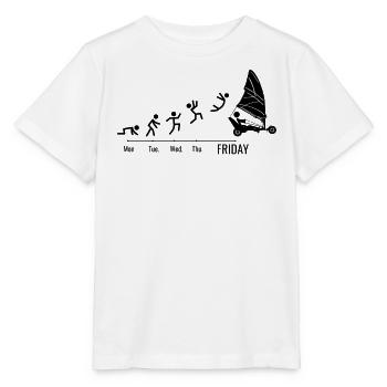 Beach Sailing Windracer Weekend Shore Sailors - Stanley/Stella MINI CREATOR Kids’ T-Shirt - white - Front - Maike (125cm)