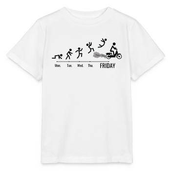 Moped Moped Scooter Moped Moped Driver Moped Weekend - Stanley/Stella MINI CREATOR Kids’ T-Shirt - white - Front - Maike (125cm)