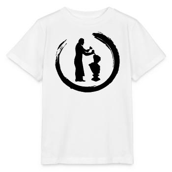 Tailleur de pierre Artisans Sculpteurs sur pierre Sculpteurs - T-shirt bio MINI CREATOR Stanley/Stella Enfant - blanc - Devant - Maike (125cm)