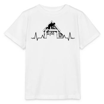 Charpentier-Charpentier Artisan-Charpentier - T-shirt bio MINI CREATOR Stanley/Stella Enfant - blanc - Devant - Maike (125cm)