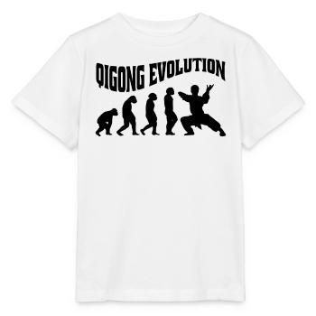Qi-Gong Chigong Meditation Thai-Chi Evolution - Stanley/Stella MINI CREATOR Kids’ T-Shirt - white - Front - Maike (125cm)