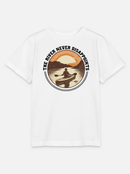 Kanu Canadier-Canoe Kajak Water-Paddle - Stanley/Stella Kinder T-Shirt MINI CREATOR - Weiß
