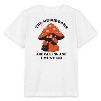 cueilleurs de champignons cueilleurs de champignons producteurs de champignons champignons - T-shirt bio MINI CREATOR Stanley/Stella Enfant - blanc - Devant - Maike (125cm)