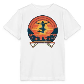 Women’s Fitness Workout Trampoline Hall Sports - T-shirt bio MINI CREATOR Stanley/Stella Enfant - blanc - Devant - Maike (125cm)