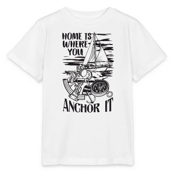 Sailor Sailboat Sailing Ship Sailing Yacht anchor-it - Stanley/Stella MINI CREATOR Kids’ T-Shirt - white - Front - Maike (125cm)