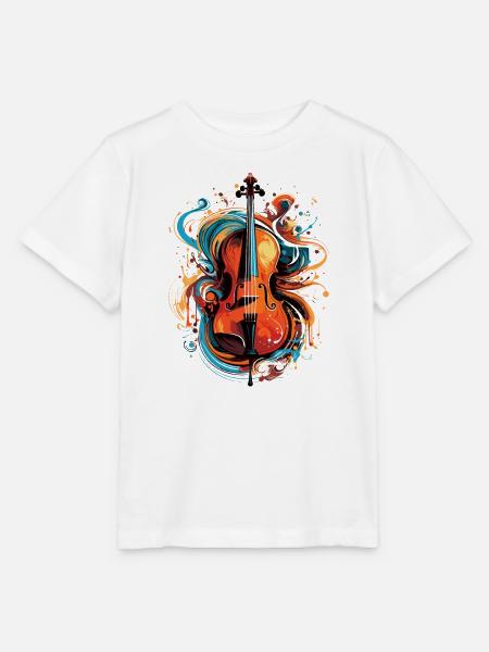 Cellospieler Cellist-Musiker - Stanley/Stella Kinder T-Shirt MINI CREATOR  - Weiß