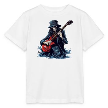 Gitarristen-tshirt E-Gitarren-Saiten - Stanley/Stella Kinder T-Shirt MINI CREATOR  - Weiß - Vorne - Maike (125cm)
