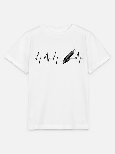 Dulcimer-Musiker Zupfinstrument Hammered Hackbrett - Stanley/Stella Kinder T-Shirt MINI CREATOR  - Weiß