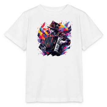 Accordion Musician Accordion Player Musician - Stanley/Stella MINI CREATOR Kids’ T-Shirt - white - Front - Maike (125cm)