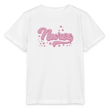 Krankenpflegerin Gesundheits- Pflegekraft - Stanley/Stella Kinder T-Shirt MINI CREATOR  - Weiß - Vorne - Maike (125cm)
