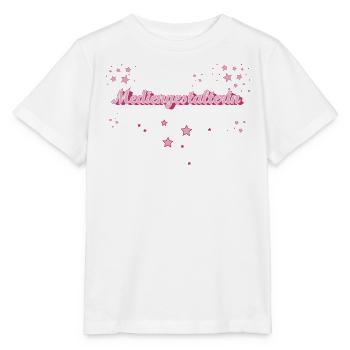 Designer Abschluss-Geschenk Mediengestalterin - Stanley/Stella Kinder T-Shirt MINI CREATOR  - Weiß - Vorne - Maike (125cm)