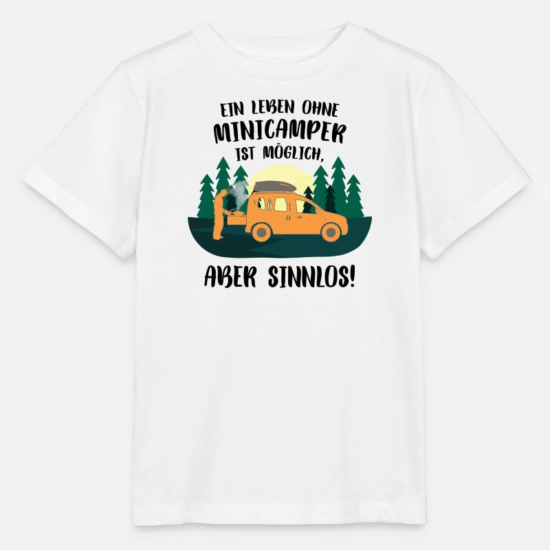 Minicamper SENSELESS Camping-Camper Microcamper - T-shirt bio MINI CREATOR Stanley/Stella Enfant - blanc