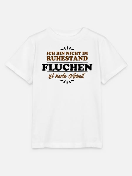 Ruhestand Rentner Pensioner Fluchen - Stanley/Stella Kinder T-Shirt MINI CREATOR - Weiß