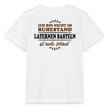 Lanternes de retraité de retraité - T-shirt bio MINI CREATOR Stanley/Stella Enfant - blanc - Devant - Maike (125cm)