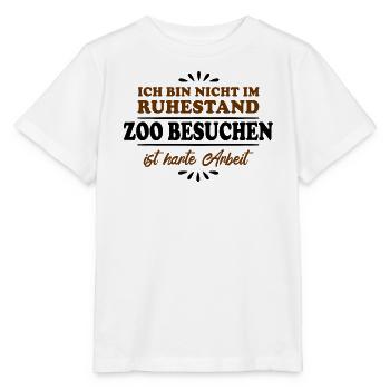 Zoologie des pensionnés - T-shirt bio MINI CREATOR Stanley/Stella Enfant - blanc - Devant - Maike (125cm)