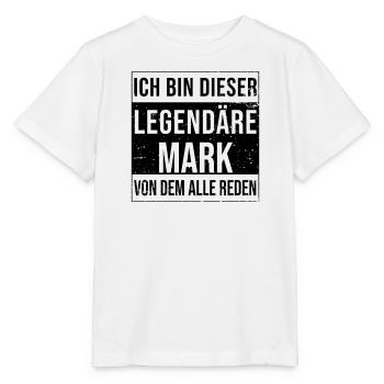 Ich bin dieser legendäre für Mark - Stanley/Stella Kinder T-Shirt MINI CREATOR  - Weiß - Vorne - Maike (125cm)