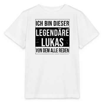I'm this legendary for Luke - Stanley/Stella MINI CREATOR Kids’ T-Shirt - white - Front - Maike (125cm)