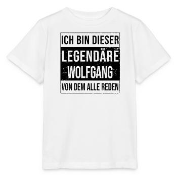Je suis cette légende pour Wolfgang - T-shirt bio MINI CREATOR Stanley/Stella Enfant - blanc - Devant - Maike (125cm)