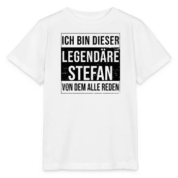 I'm this legendary for Stefan - Stanley/Stella MINI CREATOR Kids’ T-Shirt - white - Front - Maike (125cm)