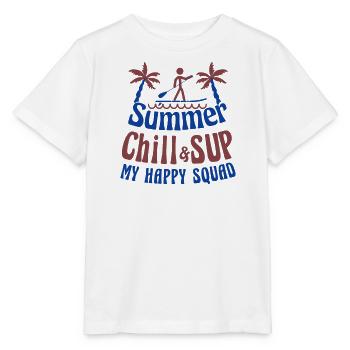 SUP board paddleboarding paddel supboard Stand Up - Stanley/Stella Kinder T-Shirt MINI CREATOR  - Weiß - Vorne - Maike (125cm)