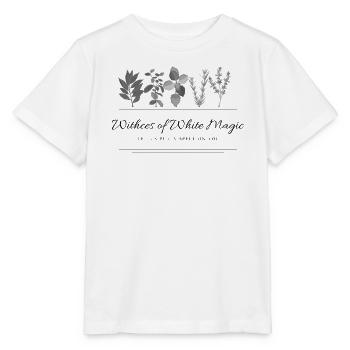 Kräutergarten Geschenkidee Gothic Okkult Witch - Stanley/Stella Kinder T-Shirt MINI CREATOR  - Weiß - Vorne - Maike (125cm)