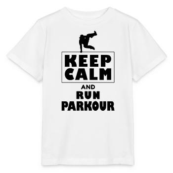 Freerunning freerunner de parkour - T-shirt bio MINI CREATOR Stanley/Stella Enfant - blanc - Devant - Maike (125cm)