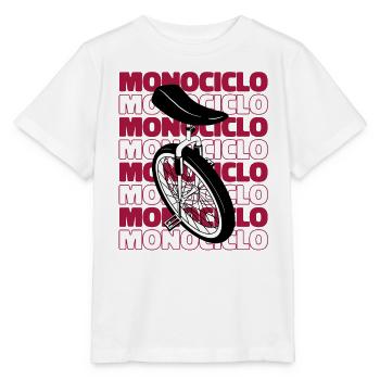 Einrad Einrad Einrad Unicycle Einrad - Stanley/Stella Kinder T-Shirt MINI CREATOR  - Weiß - Vorne - Maike (125cm)