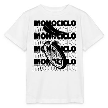 Einrad Einrad Einrad Unicycle Einrad - Stanley/Stella Kinder T-Shirt MINI CREATOR  - Weiß - Vorne - Maike (125cm)