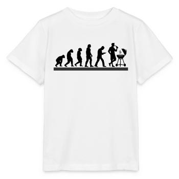 BBQ Barbecue Evolution grillen Barbecue-Grill - Stanley/Stella Kinder T-Shirt MINI CREATOR  - Weiß - Vorne - Maike (125cm)