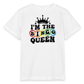 Bingo Player Bingo Jeu de bingo Jeux de bingo - T-shirt bio MINI CREATOR Stanley/Stella Enfant - blanc - Devant - Maike (125cm)