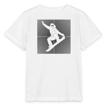 Snowboard Snowboard Remontée mécanique Snowboarder - T-shirt bio MINI CREATOR Stanley/Stella Enfant - blanc - Devant - Maike (125cm)