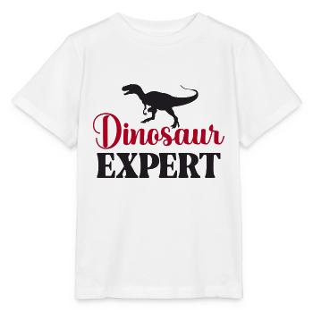 Dinosaur Expert - Stanley/Stella MINI CREATOR Kids’ T-Shirt - white - Front - Maike (125cm)