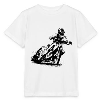 Speedway - Motorcycle Speedway - Stanley/Stella MINI CREATOR Kids’ T-Shirt - white - Front - Maike (125cm)
