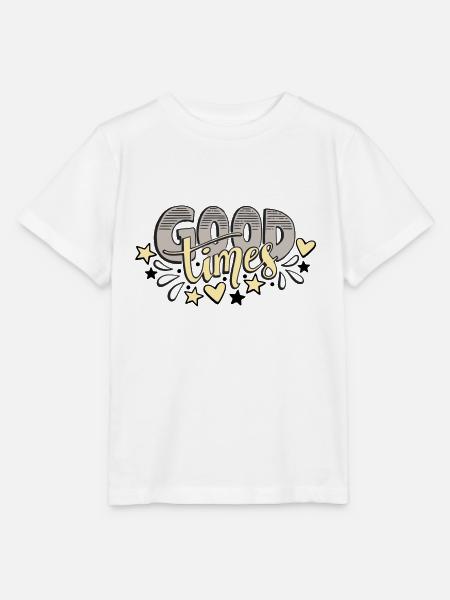 Good times - Stanley/Stella Kinder T-Shirt MINI CREATOR  - Weiß