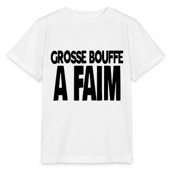 grosse bouffe a faim - T-shirt bio MINI CREATOR Stanley/Stella Enfant - blanc - Devant - Maike (125cm)