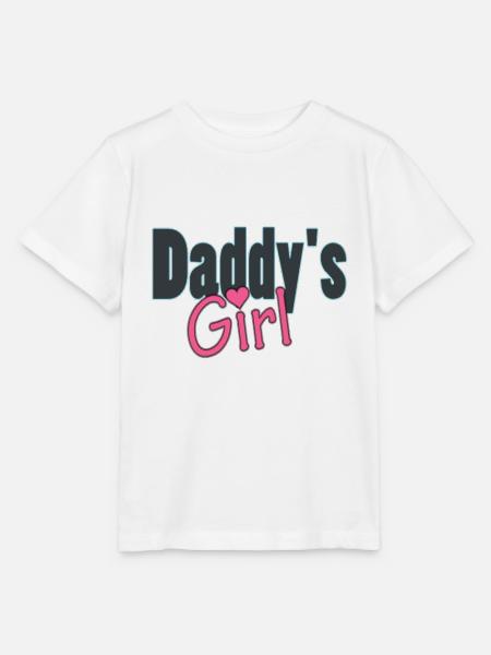 daddy's girl - Stanley/Stella Kinder T-Shirt MINI CREATOR  - Weiß
