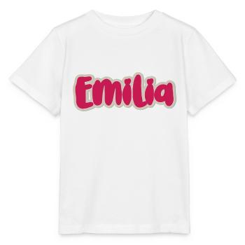 Emilia Surname First name - Stanley/Stella MINI CREATOR Kids’ T-Shirt - white - Front - Maike (125cm)