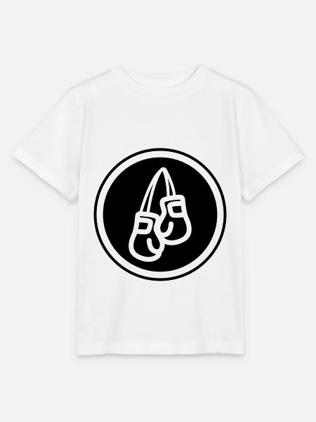 Boxen Boxhandschuhe Symbol - Stanley/Stella Kinder T-Shirt MINI CREATOR - Weiß
