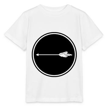 Pfeil Icon - Stanley/Stella Kinder T-Shirt MINI CREATOR  - Weiß - Vorne - Maike (125cm)