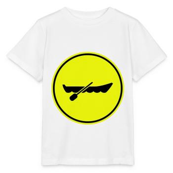Silhouette du symbole de botte - T-shirt bio MINI CREATOR Stanley/Stella Enfant - blanc - Devant - Maike (125cm)