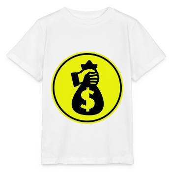 Money Money silhouette - Stanley/Stella MINI CREATOR Kids’ T-Shirt - white - Front - Maike (125cm)