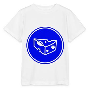 Cheese Symbol - Stanley/Stella MINI CREATOR Kids’ T-Shirt - white - Front - Maike (125cm)