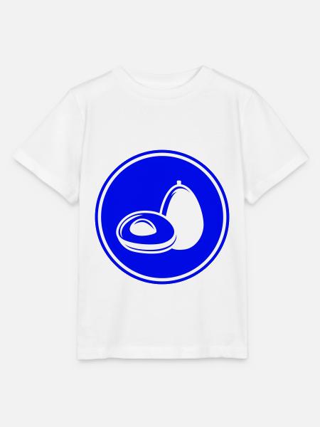 Avocado symbol - Stanley/Stella Kinder T-Shirt MINI CREATOR  - Weiß